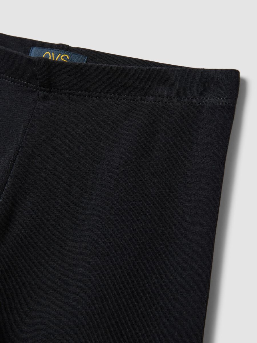 Blue organic cotton shorts_2