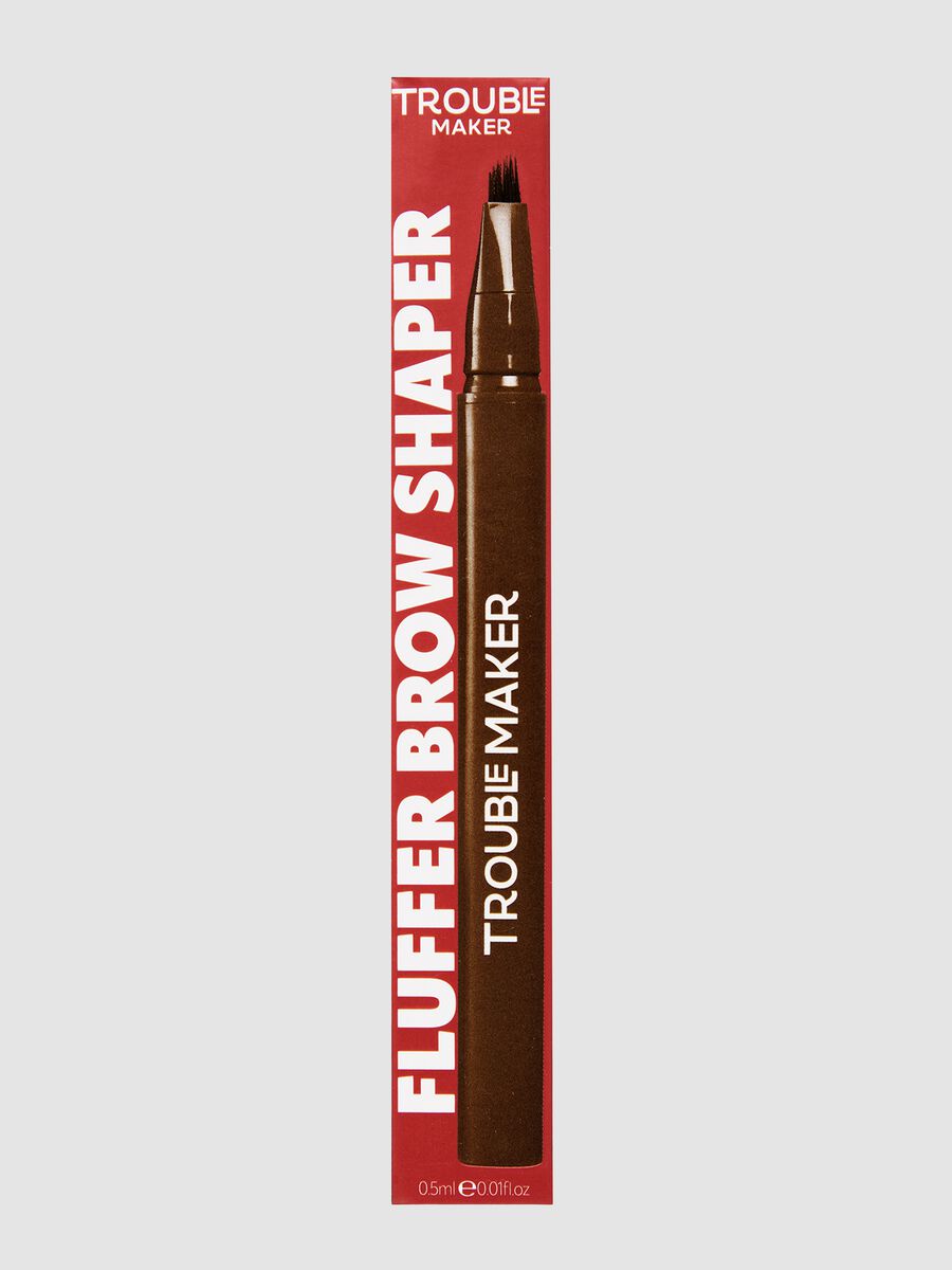Fluffer Brow Brush Natural Brow Pen Dark Brown 0.5ml_0