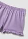 Short purple cotton pyjamas for baby girls, regular fit with print_3