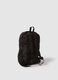 Foldable black sports backpack with adjustable shoulder straps_1