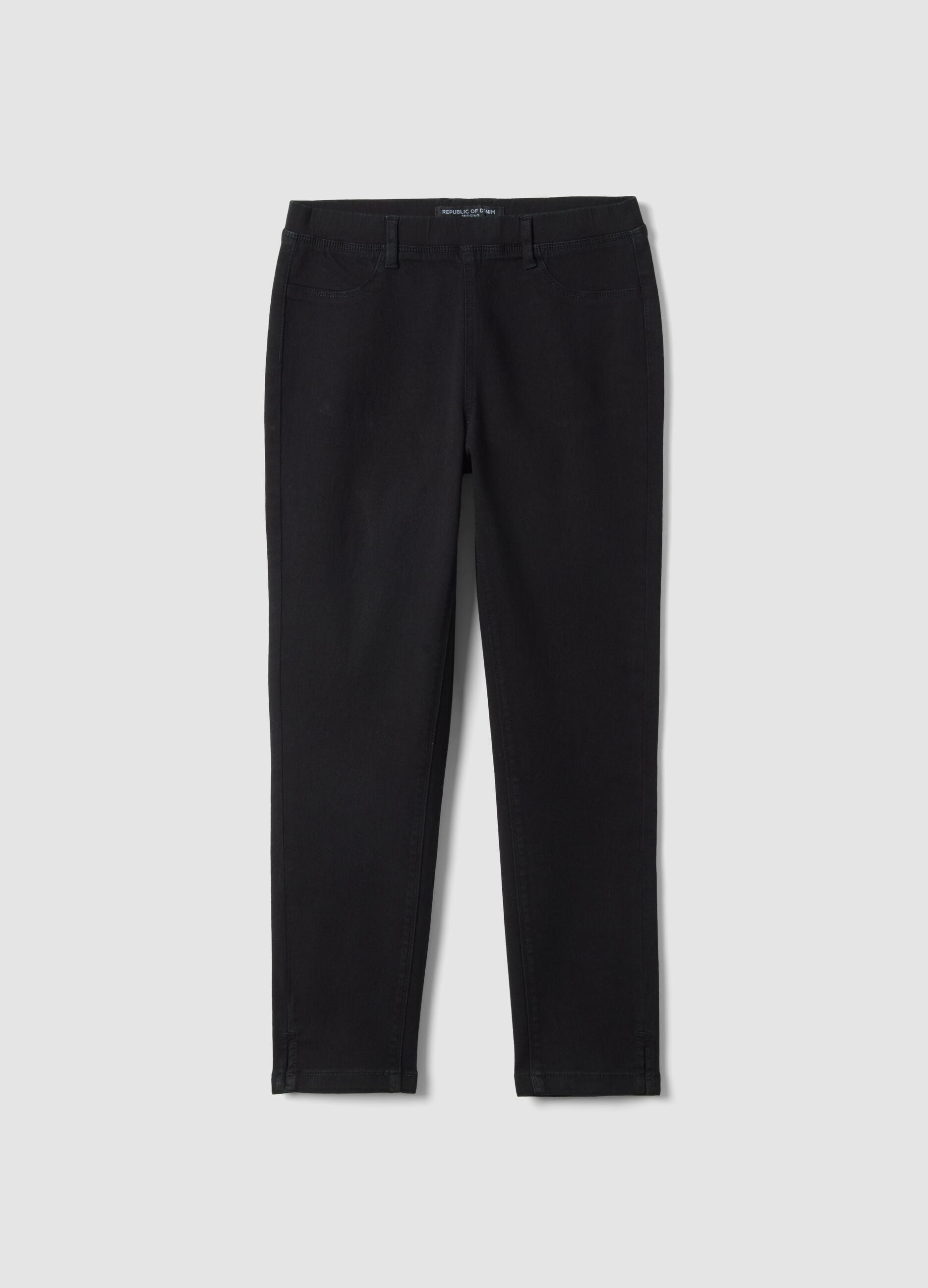 Black Skinny Fit Stretch Denim Blend Jeans