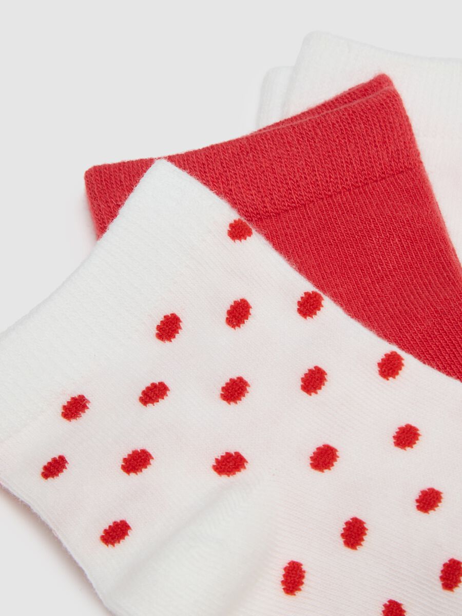 Multipack of Short Multicolour Stretch Cotton Socks for Girls_1