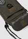 Green crossbody bag with zip closure and adjustable strap_2