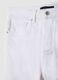 White Stretch Cotton Flare Jeans_5