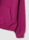 Purple pure cotton hooded sweatshirt_3