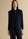 Blue wool-viscose blend gilet with patch pockets_2