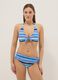 Blue stretch bikini bottoms_0