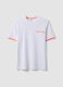 White stretch cotton T-shirt with chest pocket_4