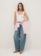 White body-fitted with square neckline_1