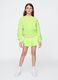 Pleated Green Shorts_0