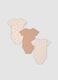 3-pack pink organic cotton bodysuits for baby girls_1