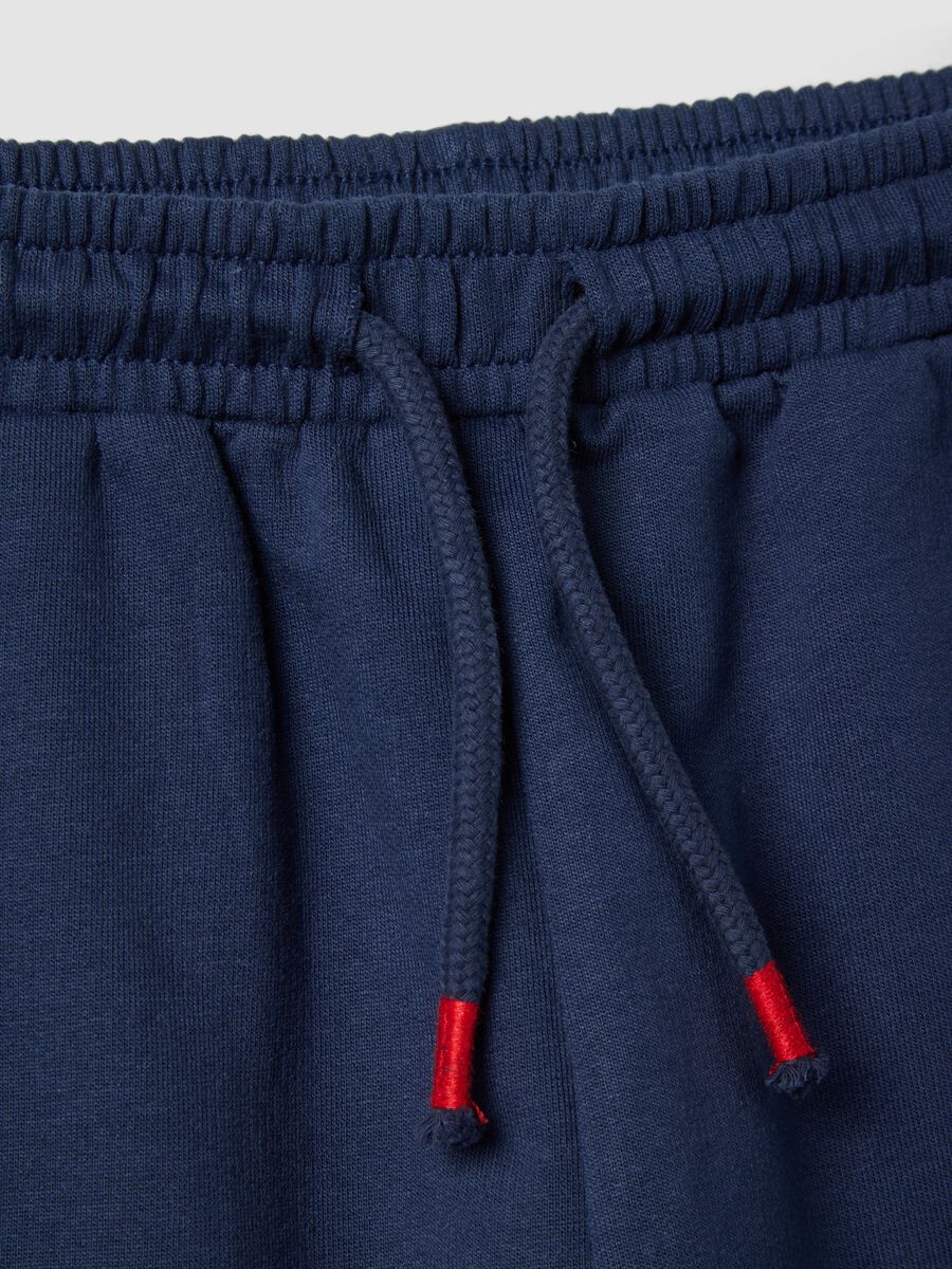 Short in puro cotone blu da bimbo regular fit con Spiderman_2