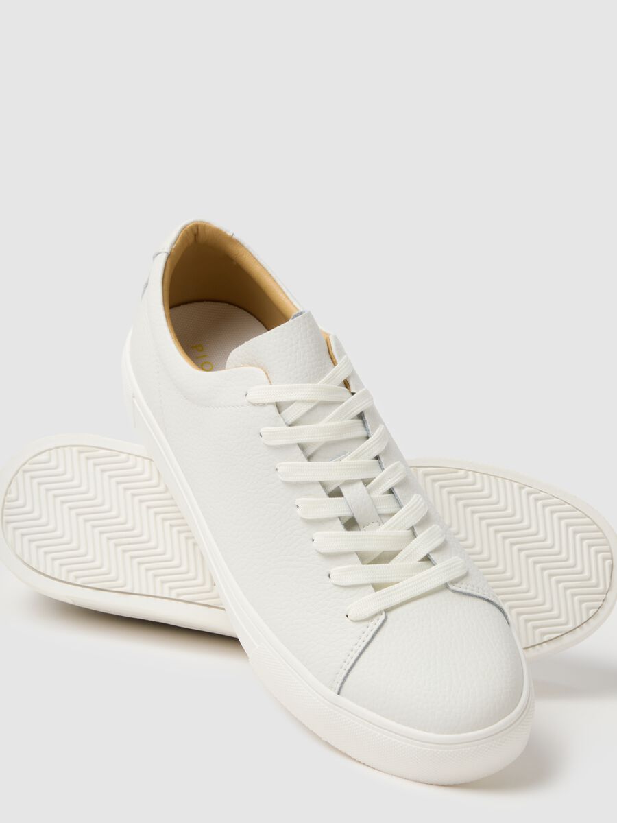 Sneakers in vera pelle bianche_2
