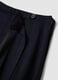 Blue pleated skirt in stretch viscose_1