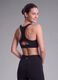 Black breathable stretch sports bra ALTAVIA STUDIO_3