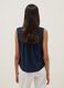 Blue pure viscose regular-fit shirt with embroidered texture_3