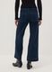 Blue wide-leg jeans in stretch cotton_2