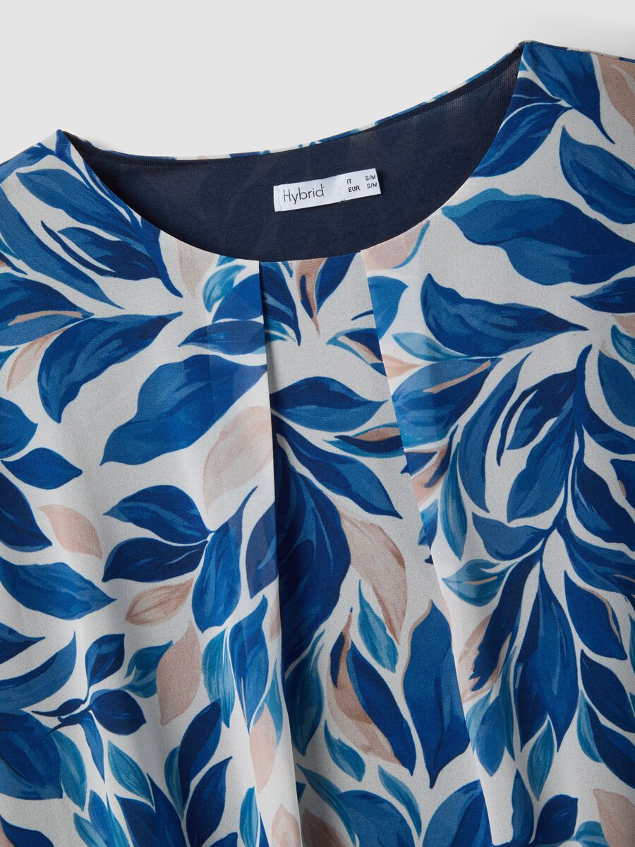 Multicolour Long Sleeve Regular Fit Top with Floral Pattern_5