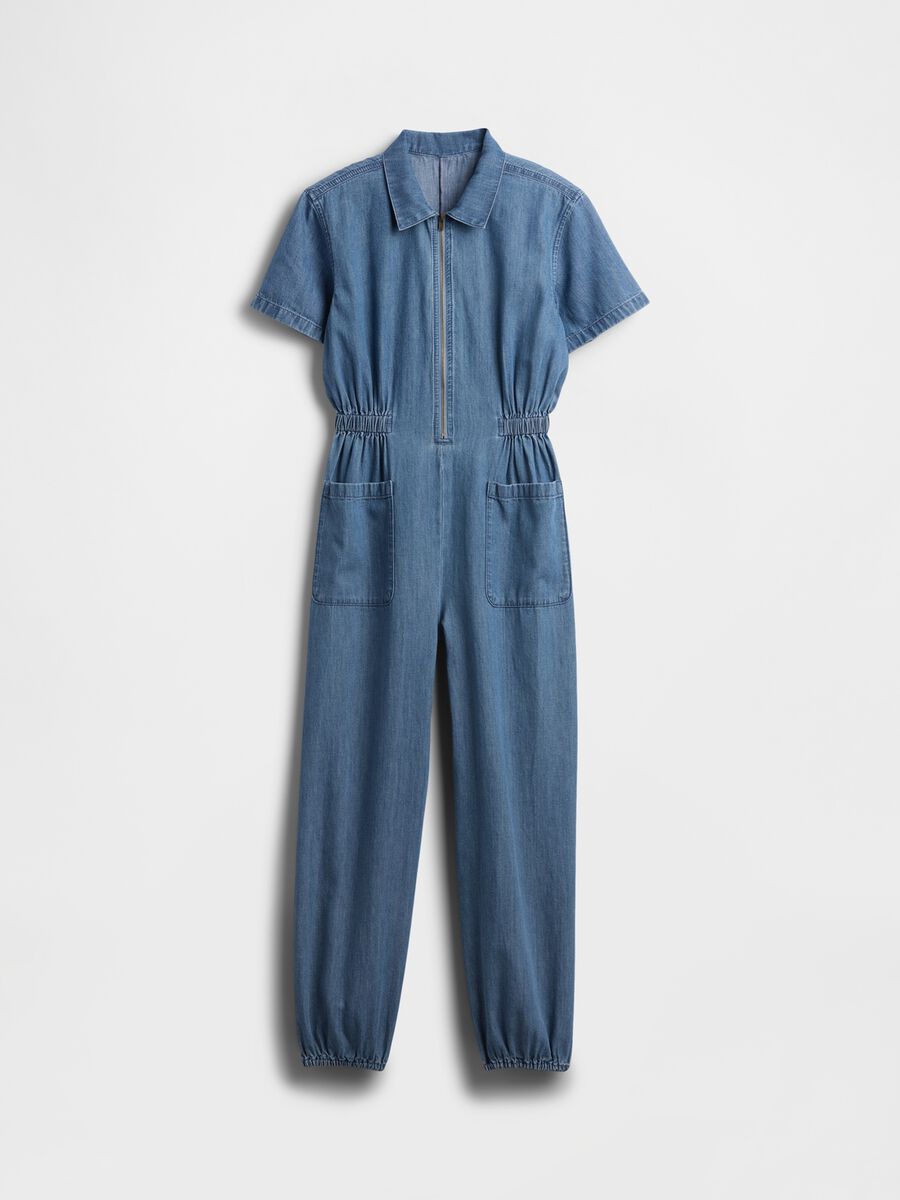 Denim jumpsuit for girls_2