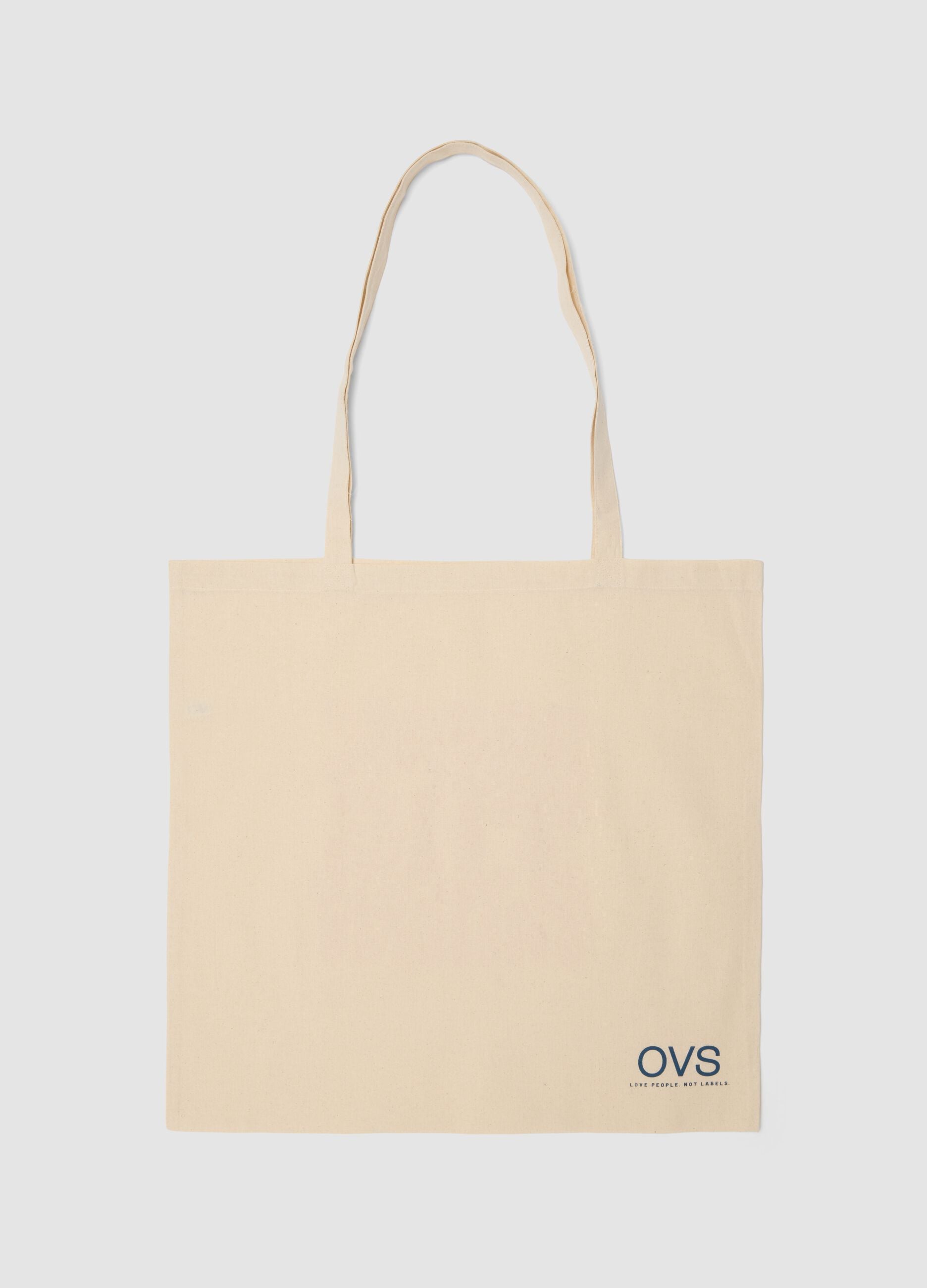 RE-UP tote bag with "Break the Pattern" screen print