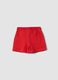 Red pure cotton shorts_1