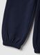 Blue jogger trousers for girls in pure cotton regular fit_3