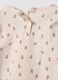 Pink organic cotton floral-print pyjamas for baby girl and toddler_2