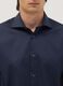 Blue pure cotton shirt with classic collar, regular fit, non-iron_1