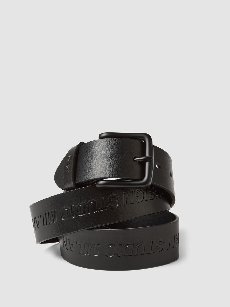 100% Genuine Leather Belt &ndash; Black_3