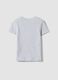Girls&rsquo; grey organic cotton short-sleeve T-shirt, regular fit_4