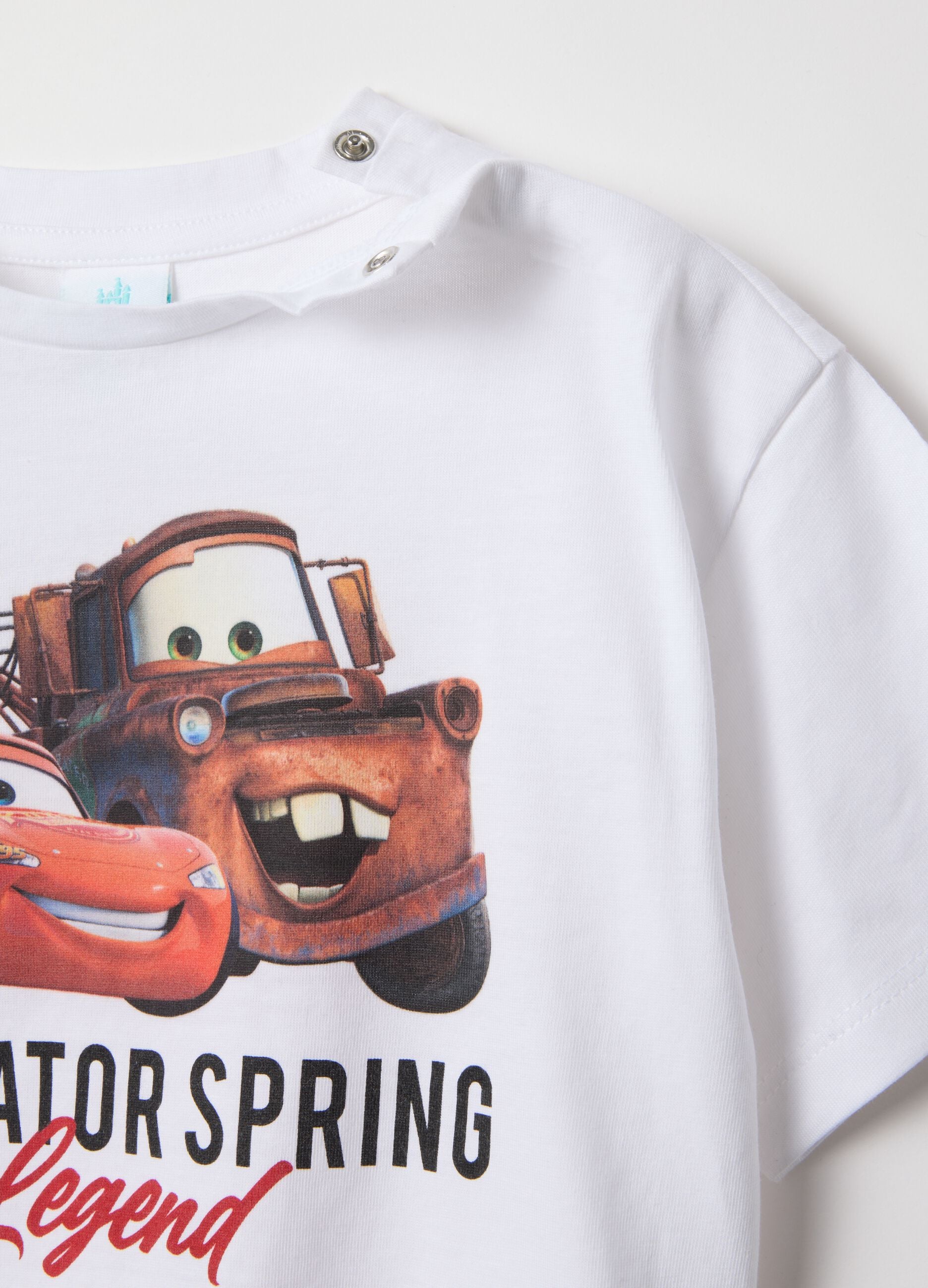 Pure white cotton oversized fit set for kids by Cars