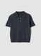 Grey pure wool polo-collar jumper in regular fit_4