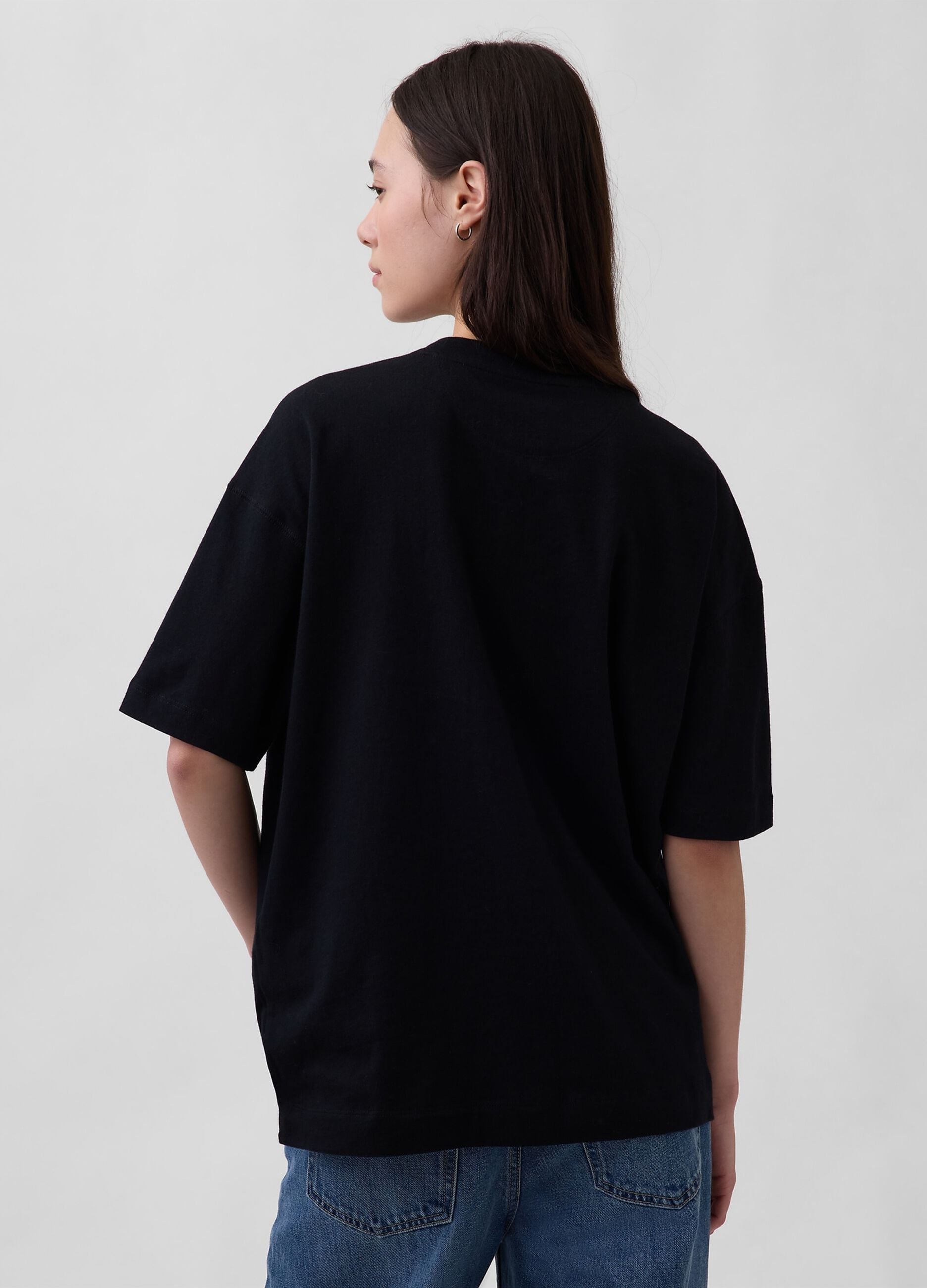 Short-sleeved pure cotton T-shirt