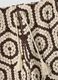 Multicolour crochet cotton-blend regular-fit shorts_5