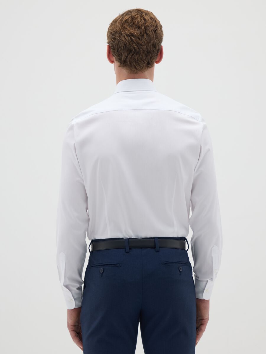 Slim button-down shirt in cotton_3