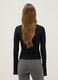 Black long sleeve regular fit top_2