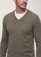 Grey V-neck viscose-blend jumper, regular fit_2