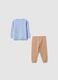 Multicolour pure cotton regular fit baby pyjamas with print_1