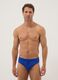 Blue stretch swim briefs_0