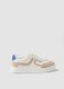 White and beige children's sneakers_0