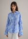 Multicolour pure cotton regular fit shirt with floral pattern_1