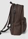 Brown backpack with front pocket and adjustable straps_1