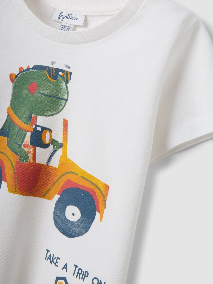 Bipack t-shirt in puro cotone multicolor da bimbo regular fit_2