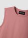 Pink cotton-blend tank top_5