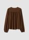Brown regular-fit shirt with buttons and long sleeves_2