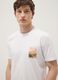 White pure cotton T-shirt with graphic print, regular fit_3