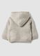 Grey hooded cable-knit jacket_1