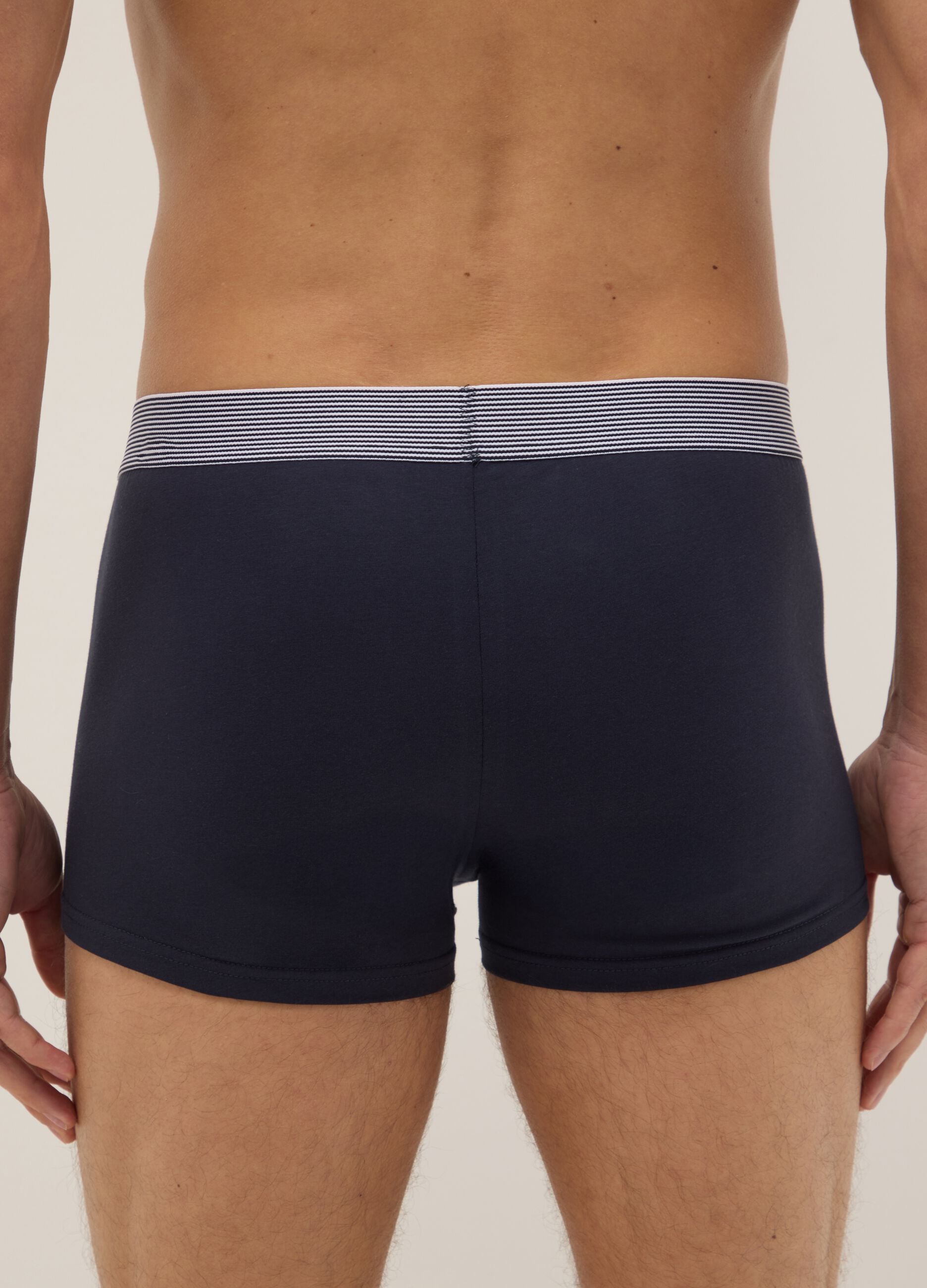 Multi-colour stretch cotton regular fit boxer tripack