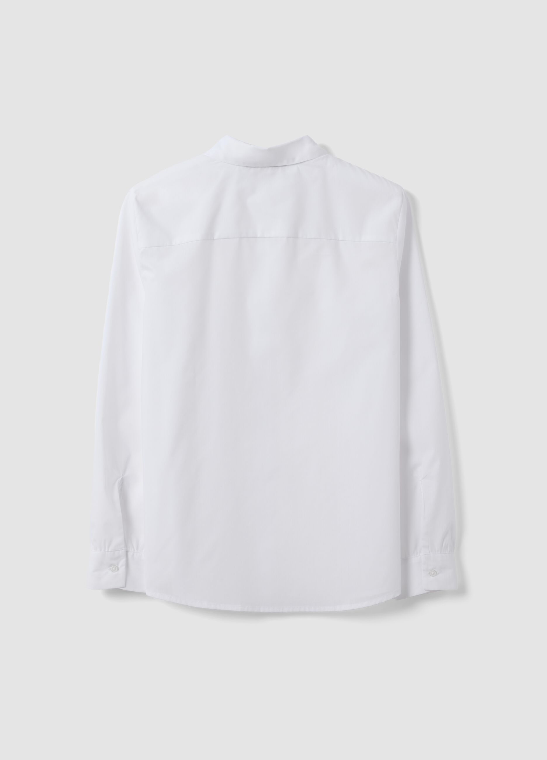Camicia bianca a maniche lunghe slim fit