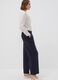 Blue wide-leg stretch viscose joggers &ndash; The Iconic Pants_0